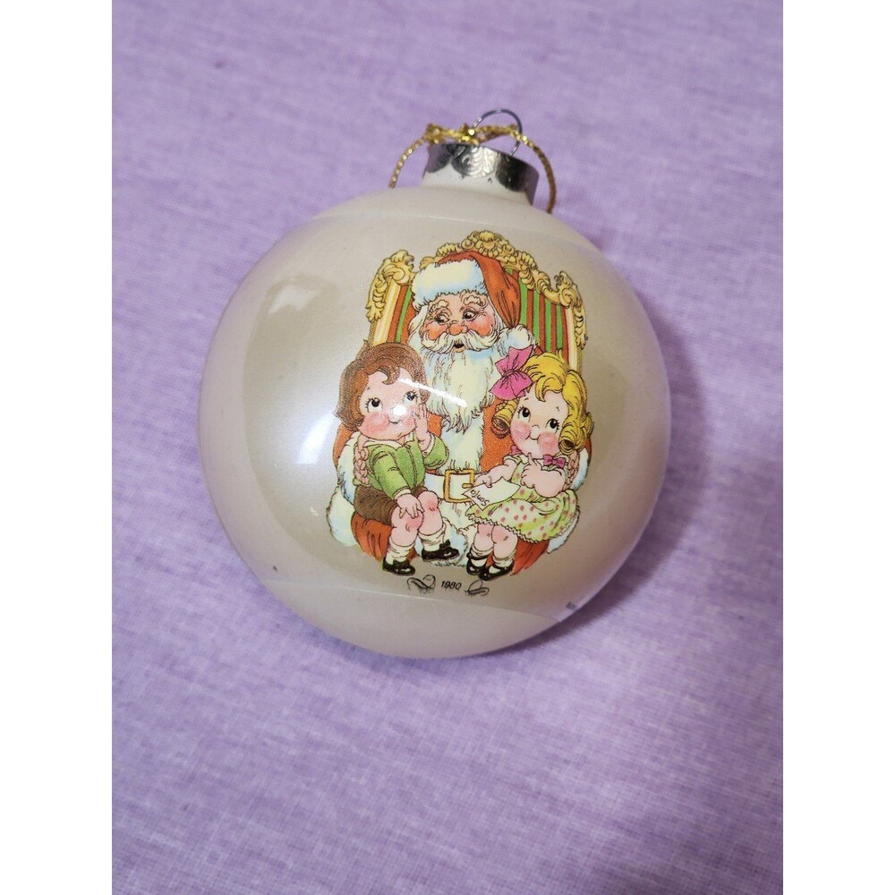Vintage 1980 Campbell Soup Santa Ornament